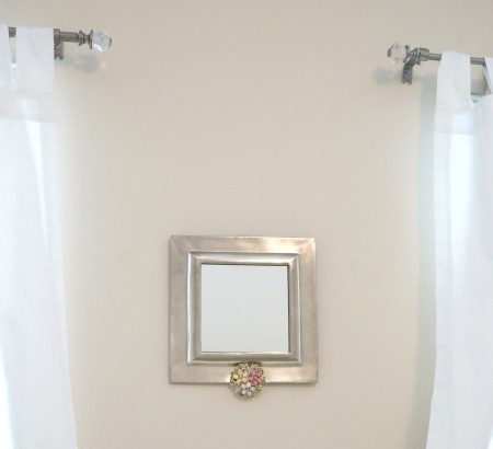Jewelry embellished mirrors