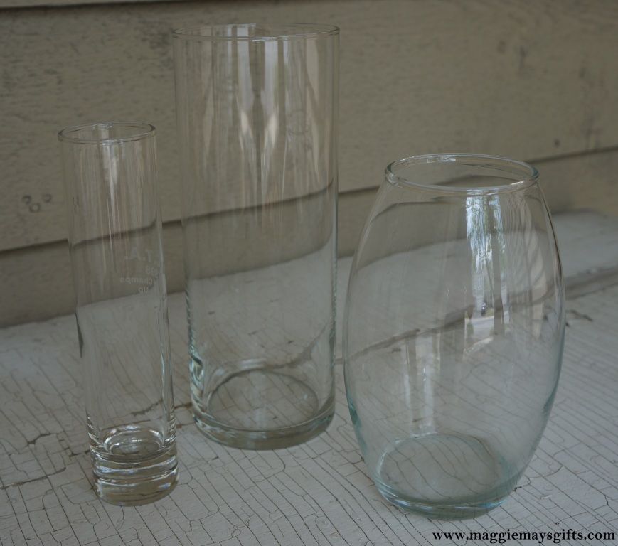 DIY Milk Glass Vases