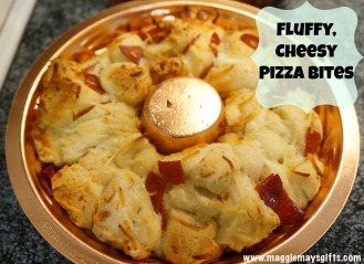 easy fluffy pizza bites www.maggiemaysgifts.com