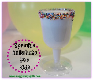 sprinkle milkshake