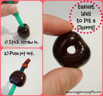 easiest way to pit a cherry