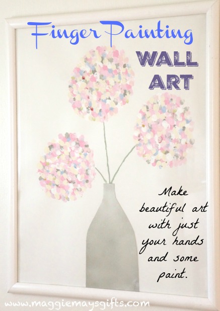 Make Wall Art by finger painting-maggiemaysgifts
